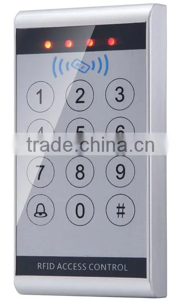 HSY-S187T Black door access control touch keypad stand alone rfid reader