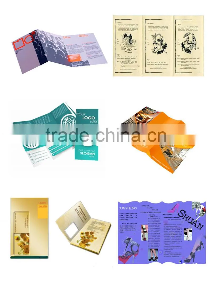 a6 leaflets flyers printing brochure pamphlet printing in China(mainland)