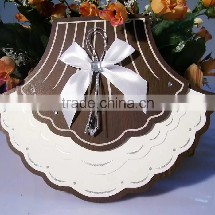 Top Quality Nice Handmade Wooden Invitation Cards for Christmas Decorarion
