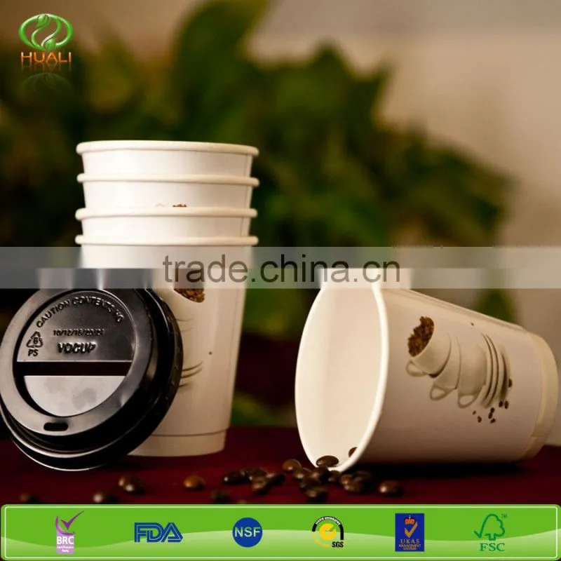 8oz double layer paper coffee cup, cup for coffee