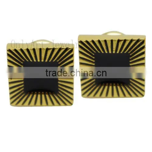 hot sell high quality square mosaic cufflinks mother of pearl cufflinks