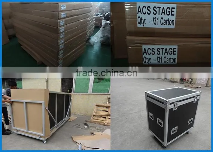 aluminum stage , folding outdoor concert stage, light stage for sale