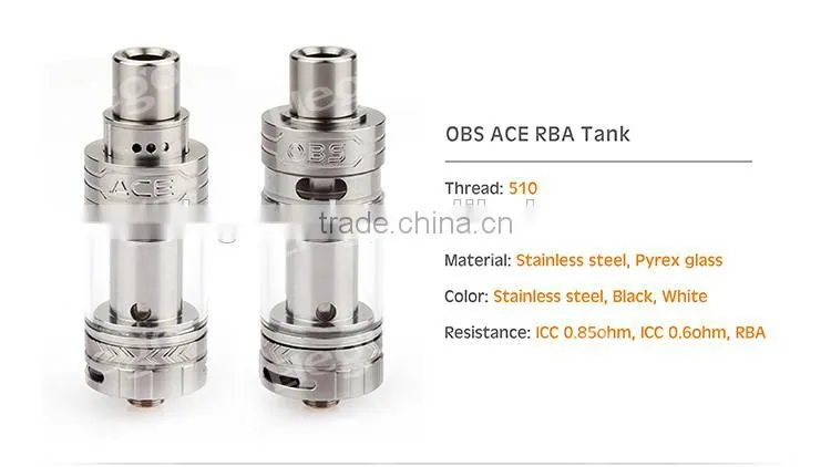 100% Authentic OBS ACE RBA 4.5ml Tank Wholesale