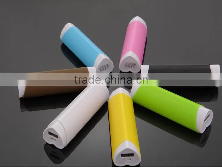 2600mAh custom heart shape power bank