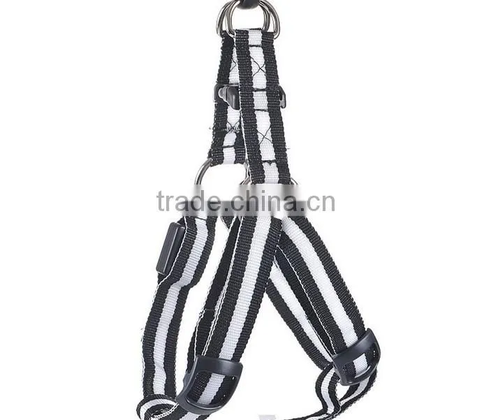 factory supply stock wholesale pet dog harness LED pet harness