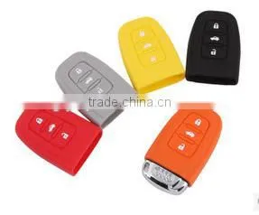 2016 High quality Cartoon Colorful Automative Silicone Car Key