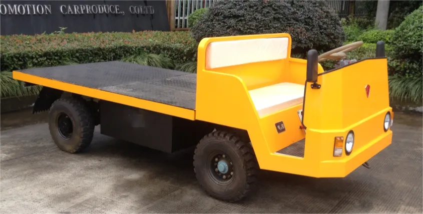 Electric Utility Vehicle for Factory Material Handling–Flatbed, Personnel Carrier, Cargo Van options
