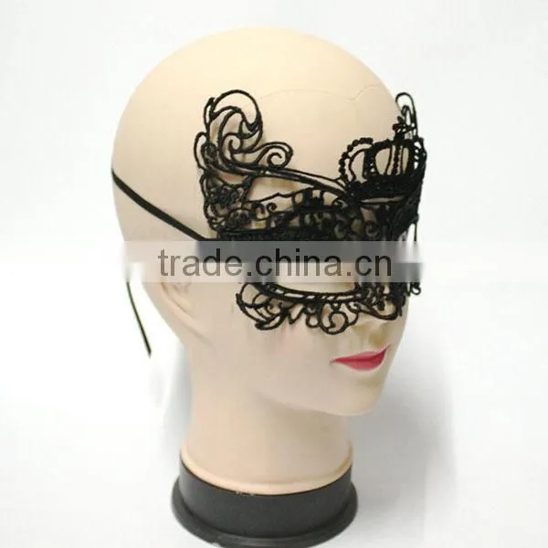 Cheapest price Fashion Sexy Womens Party Club Hollow Lace Eye Mask black and white masquerade masks