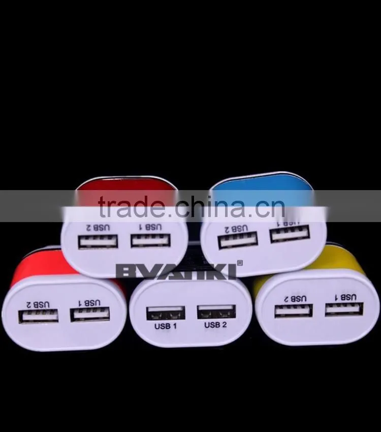 Top high quality Wholesale Dual Port DC wall charger 5V 2.1A travel charger 5 volt 2.1amp micro usb charger online shopping