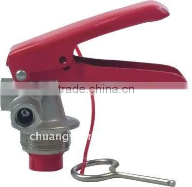 Powder fire extinguisher valve with CE