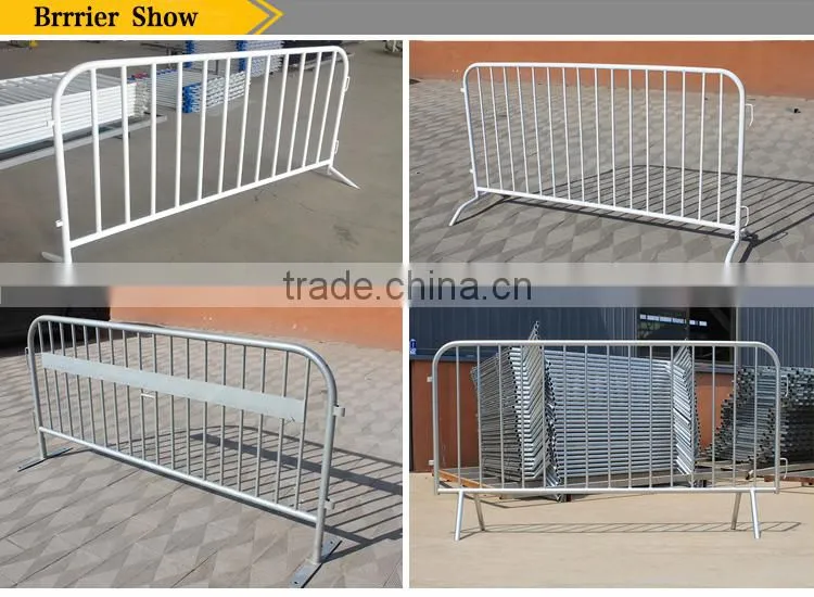 Safety metal road barrier