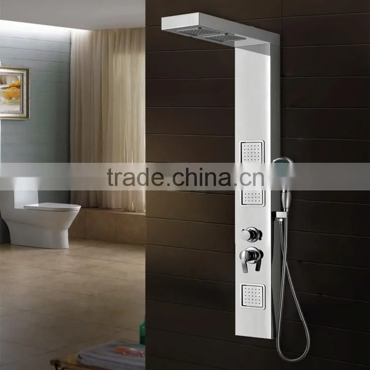 Modern New Design White Color Stainless Steel Shower Wall Panel