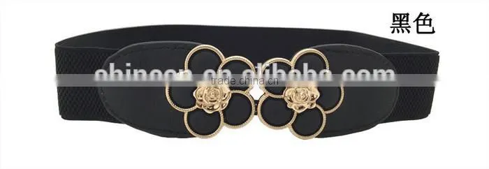 Korean Fashion Belt ,Sweet Flower Women's Casual Elastic Slimming Belt