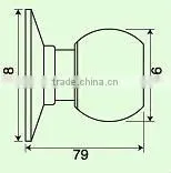 Trim Stainless Steel Knob For Panic Exit Device Bar
