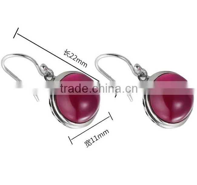 2014 New Design Fashion corundum handmade gender earring