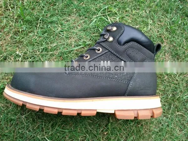 2016 Genuine Leather Safety Work Shoes leather working shoes