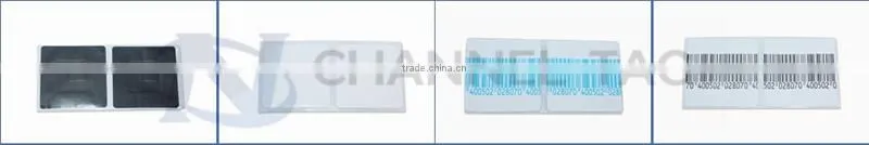 Channel EAS system 30x30mm retail security labels