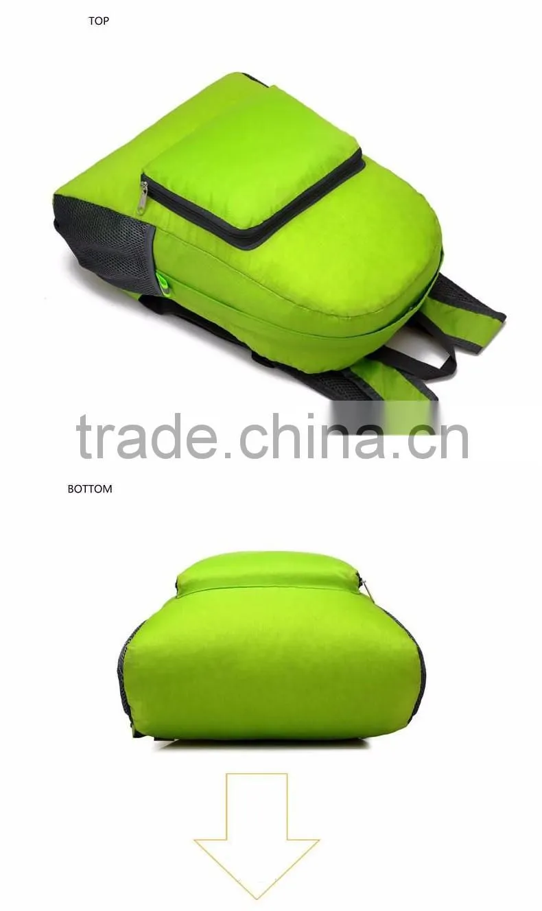 folding backpack high capacity outdoor hiking bag unisex bag manufacture