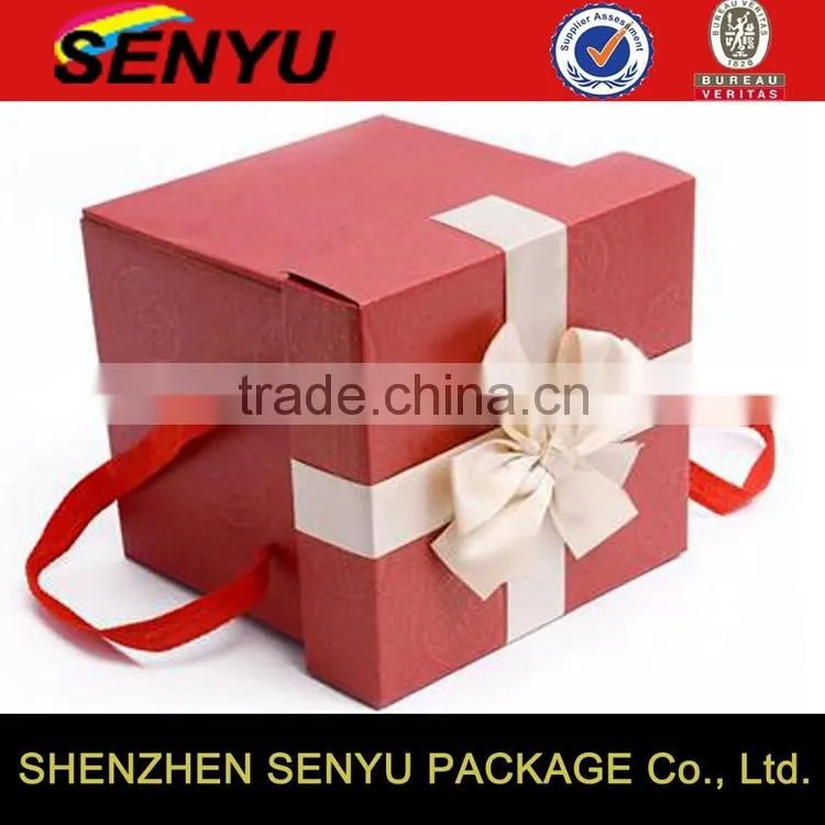 Eco Custom Made Recylable Hard Paper Gift Box Wholesale