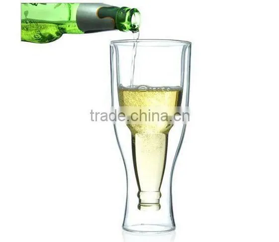 Wholesale Double Wall Beer Glass