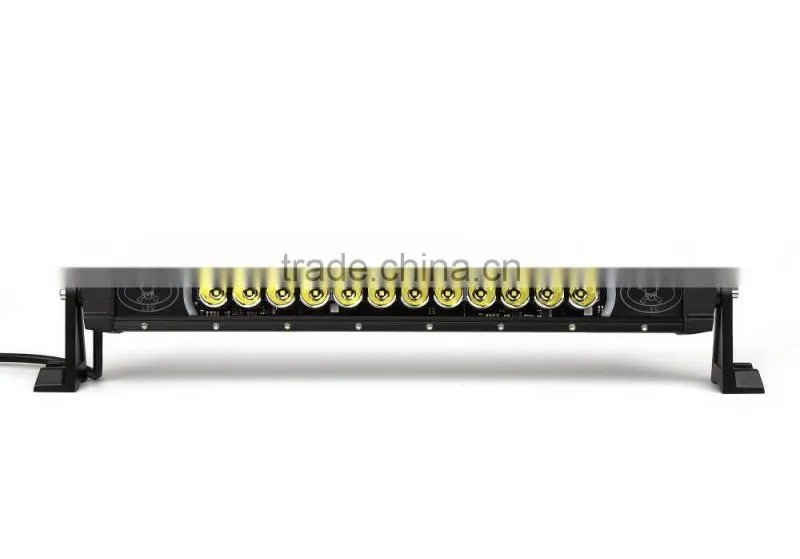 Hottest and super bright ip67 single row 60w ce rohs led light bar