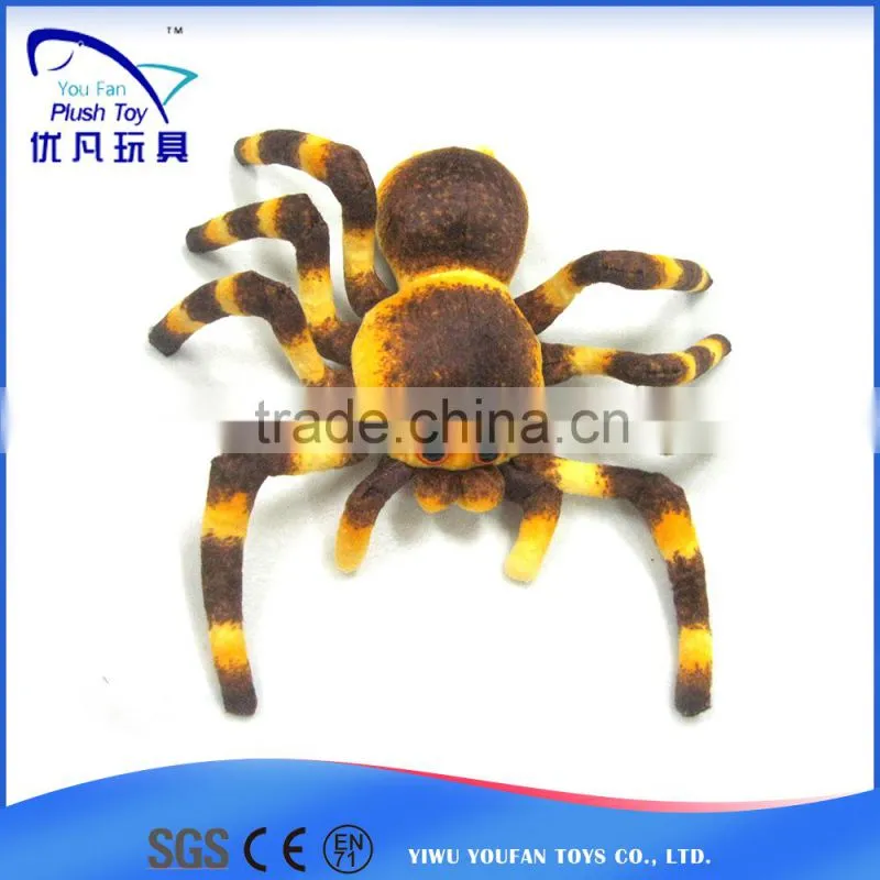 Sate and cute kids souvenir 100% pp stuffed animal /plush soft tarantula animal baby toys