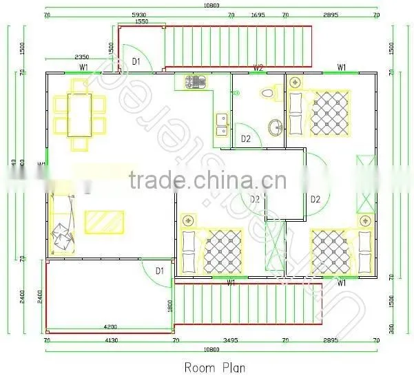 High quality Prefabricated Family Living Home, Villa House