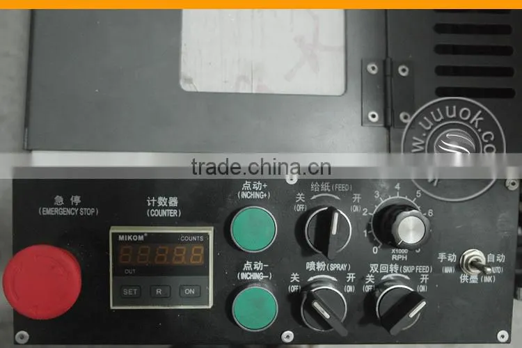 High speed single color offset machine
