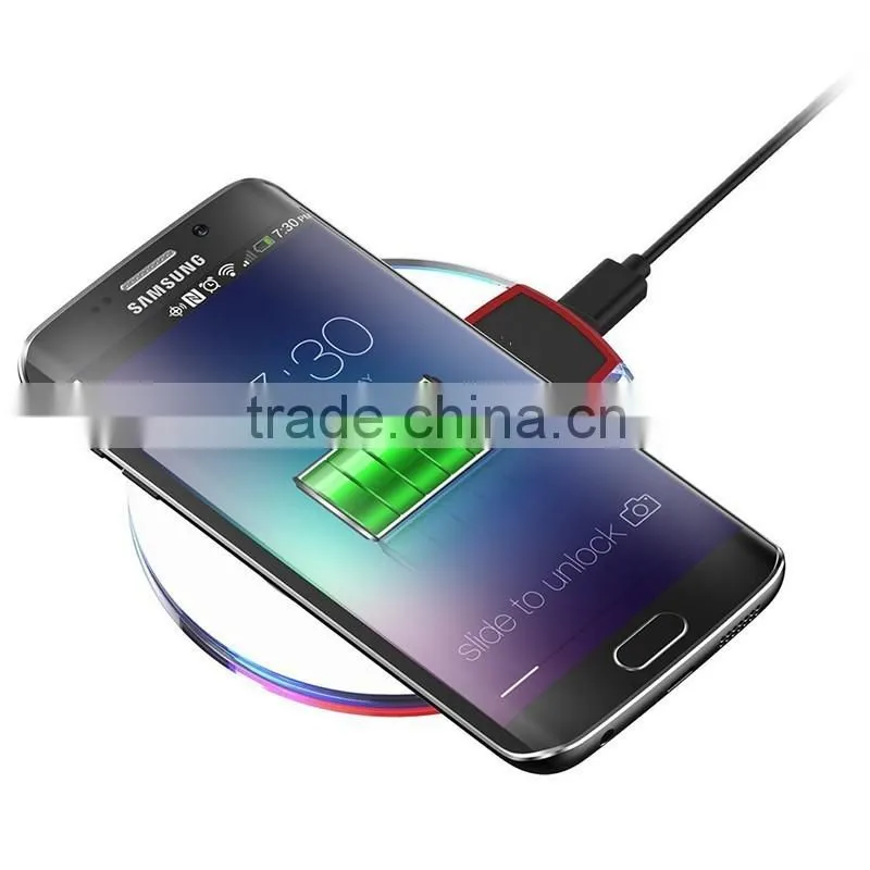 Wireless charger,Ultra-Slim&Protable,Slip-Proof Pad,Universal for All Qi-Enabled Devices,Galaxy S7/S7 Edge,S6/S6 Edge/S6 Active,