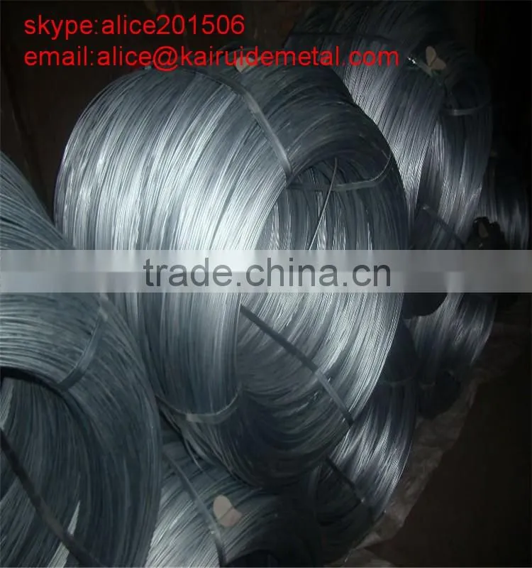 15 years factory manufacture high quality galvanized wire/low price