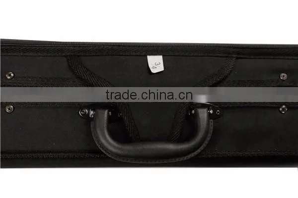 Canvas Hard Violin Case Hand-held Light Violin Case Rectangle Foamed Violin Case