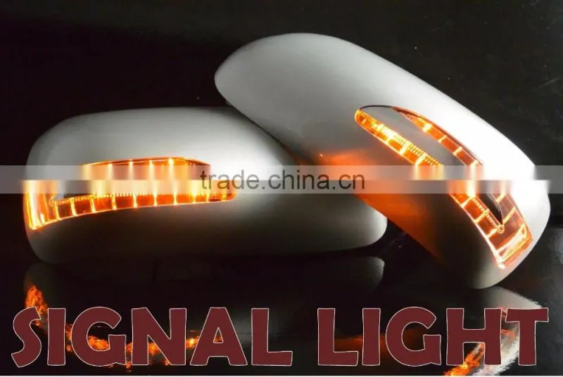 Body Kit Door Mirror Cover FOR TOYOTA WISH PRIUS LED SIDE MIRROR COVER