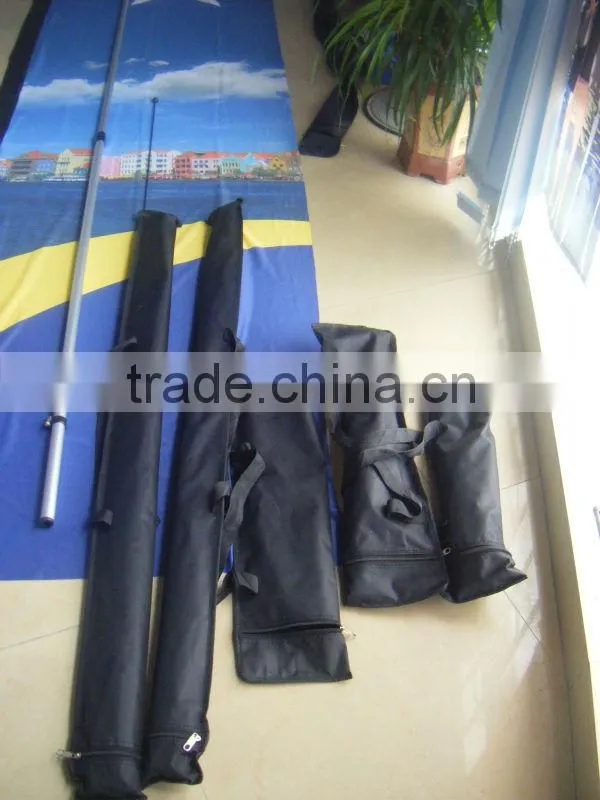 standing flags