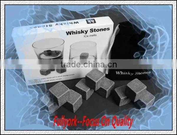 As Seen On TV Stainless Steel Ice Cube Whisky Stones Chilling Rock Stones