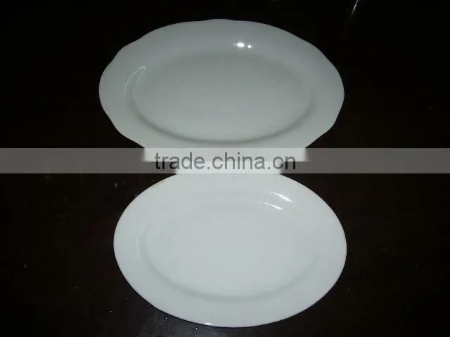 hot sale ceramic soup plate with flower design / flower design ceramic porcelain deep dishes plates