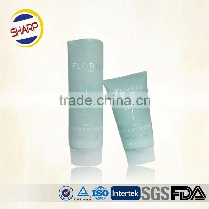 Profassional supplying end unsealed plastic cosmetic tube packaging