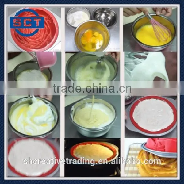 Wholesale High Temperature Resistance Silicone Cake Moulds Bakeware Cake Design Tool