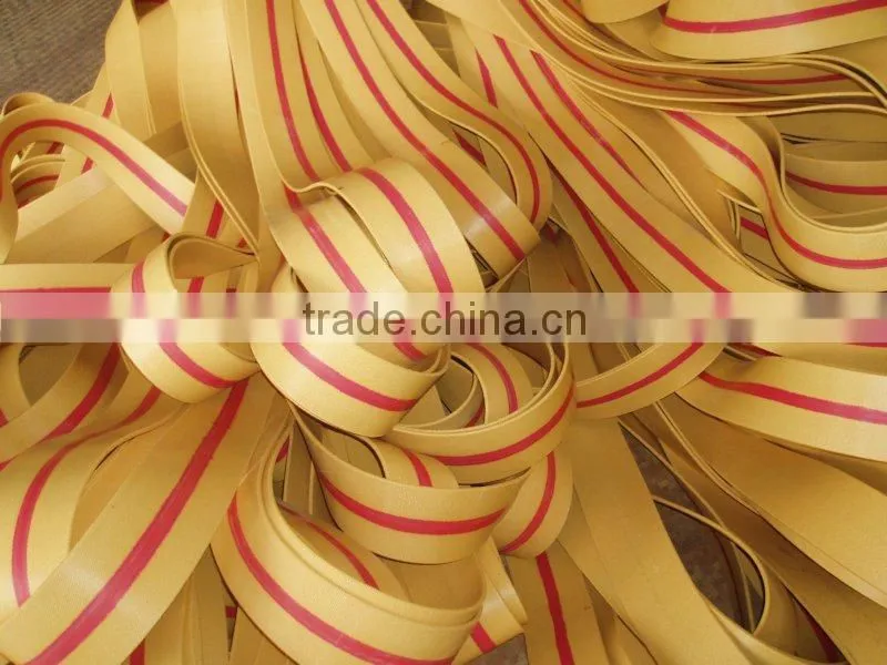 flat rubber belt