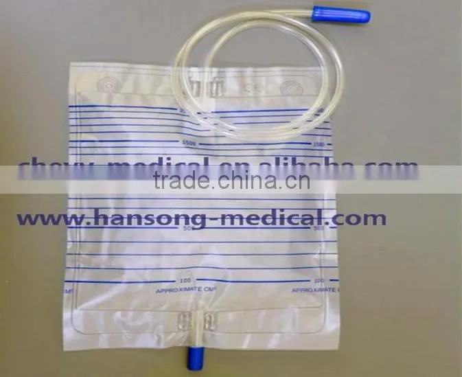 Single use urine bag