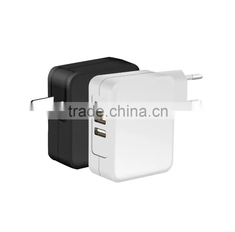New USB charger 3 port 5V 4.8A EU plug have US UK Plug