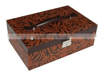 Wholesale Luxury Vintage Style PU Reminder Pill Box