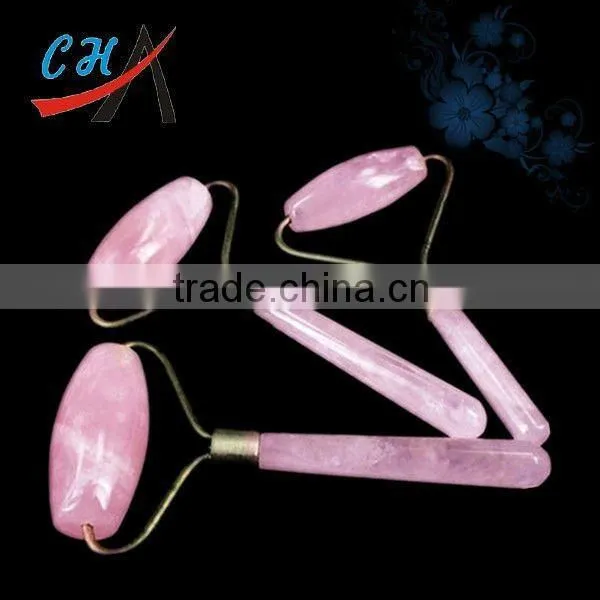 Rose Quartz body massage roller