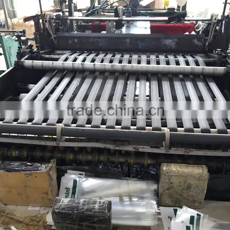 clear opp printing heat sealing header bag with self adhesive seal