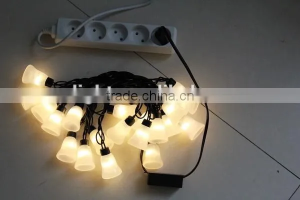 pvc cable led string light flower