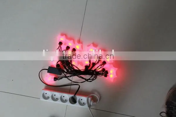 led christmas star shape string light