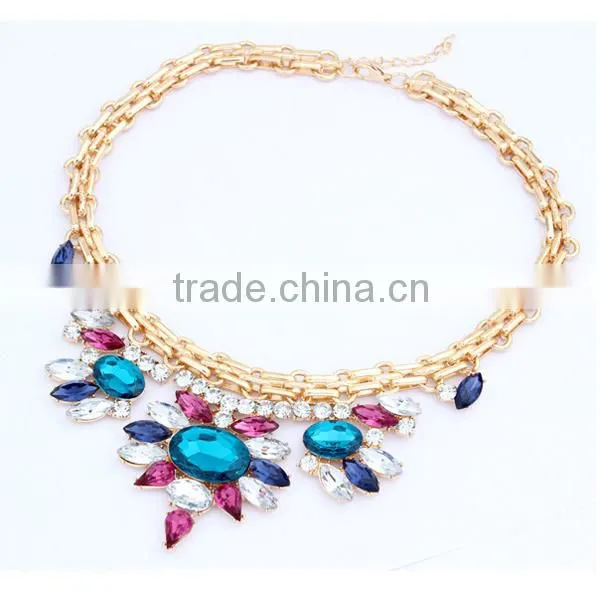 Alibaba china supplier chunky fashion necklace