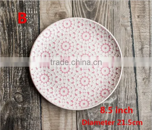 Personality Restaurant Dishes Fashion Ceramic Fruit Bowl trhp01