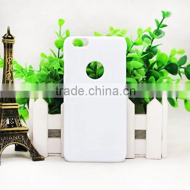 2016 New cheap Blank 3D sublimation case for iPhone 6/6s with logo hole