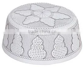 Factory direct sale cheap embroidery Muslim cap