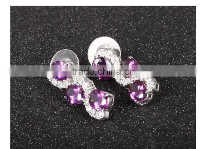 women jewelry fancy cutting 2016 new style design cubic zirconia earring
